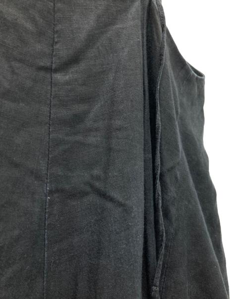 Spick and Span（スピック＆スパン）Spick and Span (スピックアンドスパン) リネンキャミワンピース ブラック サイズ:38の古着・服飾アイテム