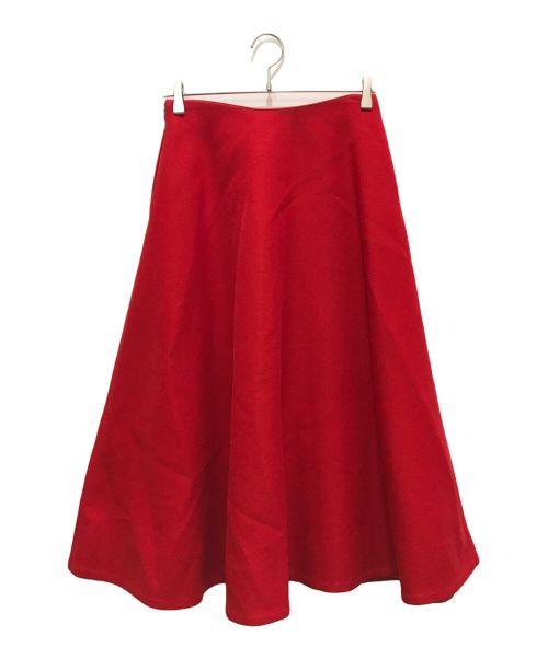SHE TOKYO（シートーキョー）SHE TOKYO (シートーキョー) フレアスカート レッド サイズ:36の古着・服飾アイテム