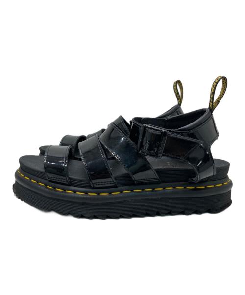 Dr.Martens（ドクターマーチン）Dr.Martens (ドクターマーチン) パテントサンダル ブラック サイズ:UK6の古着・服飾アイテム