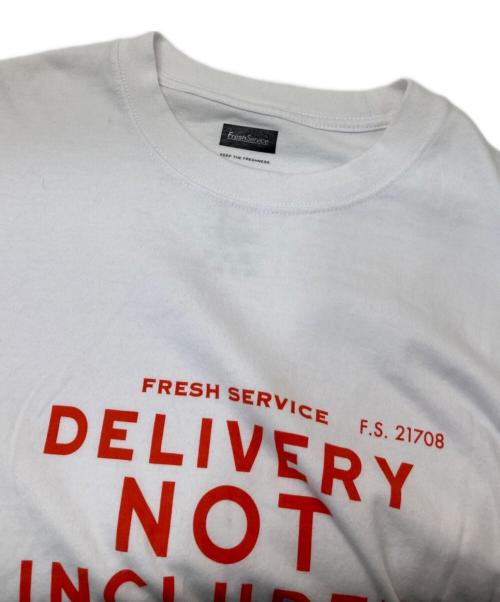 FreshService（フレッシュサービス）FreshService (フレッシュサービス) PRINTED TEE ”D.N.I” ホワイト サイズ:Fの古着・服飾アイテム