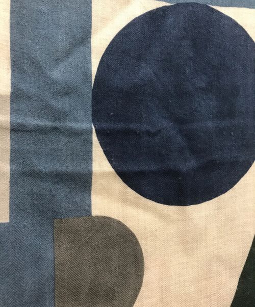 HERMES（エルメス）HERMES (エルメス) カレH100 ベージュ×オレンジの古着・服飾アイテム