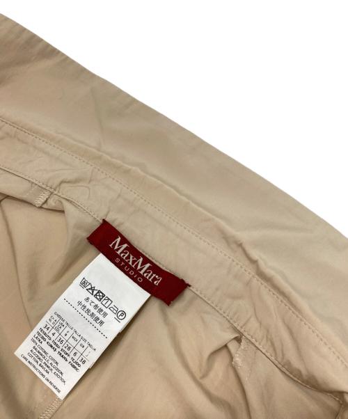 Max Mara Studio（マックスマーラ ストゥディオ）Max Mara Studio (マックスマーラ ストゥディオ) ピュアコットンワンピース ベージュ サイズ:38の古着・服飾アイテム