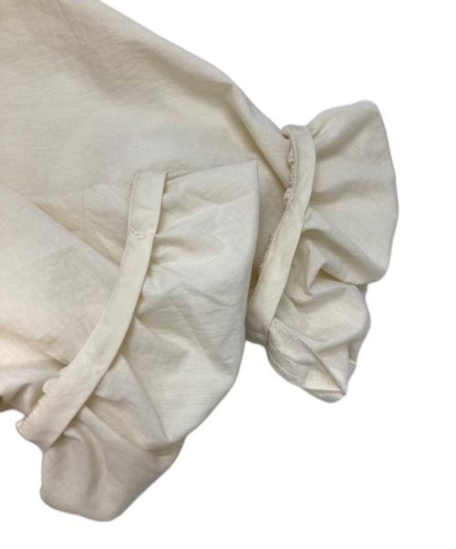 ASTRAET（アストラット）ASTRAET (アストラット) ピンタック パフスリーブ ワンピース アイボリーの古着・服飾アイテム