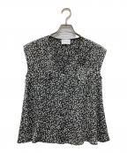 UNITED ARROWS TOKYOユナイテッドアローズトウキョウ）の古着「フラワープリントブラウス」｜ブラック