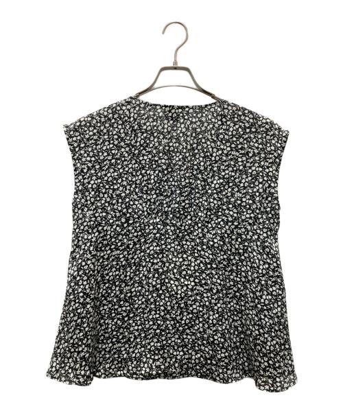 UNITED ARROWS TOKYO（ユナイテッドアローズトウキョウ）UNITED ARROWS TOKYO (ユナイテッドアローズトウキョウ) フラワープリントブラウス ブラック サイズ:FREE 未使用品の古着・服飾アイテム