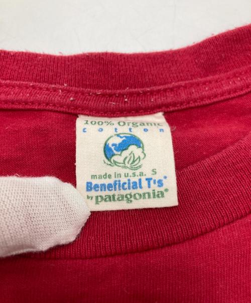 Patagonia（パタゴニア）Patagonia (パタゴニア) Beneficial T's レッド サイズ:Sの古着・服飾アイテム