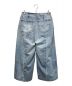 SEEALL (シーオール) reconstructed cropped wide denim ネイビー サイズ:M：3500円