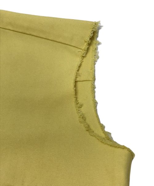 gabriela coll garments（ガブリエラコールガーメンツ）gabriela coll garments (ガブリエラコールガーメンツ) ロングジレ イエロー サイズ:Sの古着・服飾アイテム