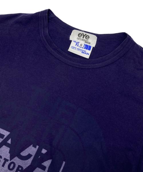 eYe COMME des GARCONS JUNYAWATANABE MAN（アイ コム デ ギャルソン ジュンヤ ワタナベ マン）eYe COMME des GARCONS JUNYAWATANABE MAN (アイ コム デ ギャルソン ジュンヤ ワタナベ マン) THE NORTH FACE (ザ ノース フェイス) Tシャツ ネイビー サイズ:Sの古着・服飾アイテム