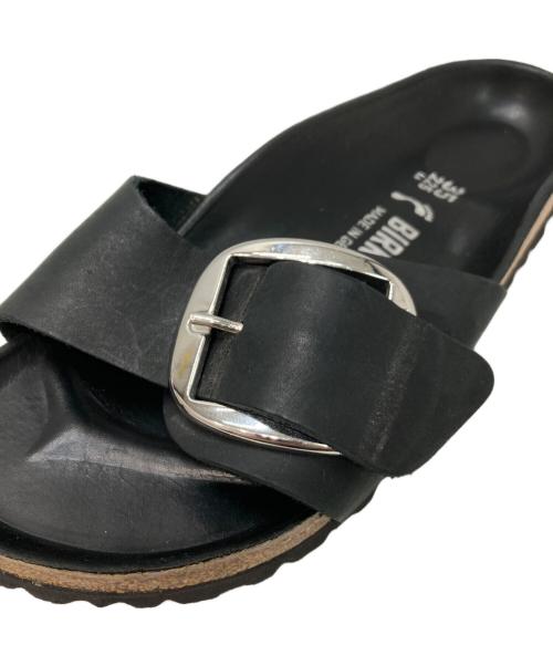 BIRKENSTOCK（ビルケンシュトック）BIRKENSTOCK (ビルケンシュトック) マドリッド ビッグバックル ハーフエクスクィジット ブラック サイズ:22.5の古着・服飾アイテム