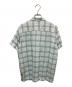 Patagonia (パタゴニア) 半袖シャツ ホワイト×グリーン サイズ:S：4000円
