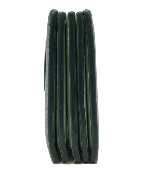 PRADA（プラダ）PRADA (プラダ) サフィアーノ レザー カードケース グリーンの古着・服飾アイテム