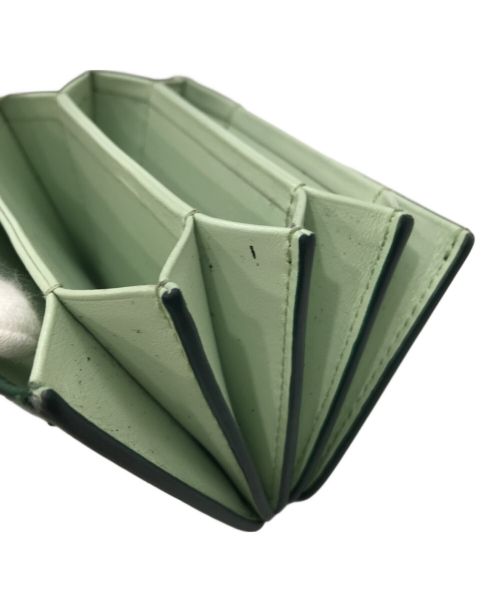 PRADA（プラダ）PRADA (プラダ) サフィアーノ レザー カードケース グリーンの古着・服飾アイテム