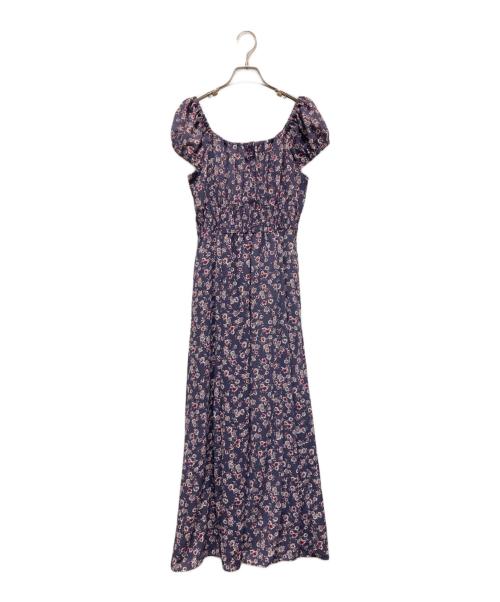 FRAY ID（フレイ アイディー）FRAY ID (フレイ アイディー) フラワープリントオフショルワンピース パープル サイズ:1の古着・服飾アイテム
