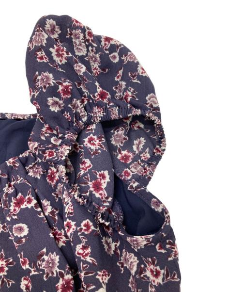 FRAY ID（フレイ アイディー）FRAY ID (フレイ アイディー) フラワープリントオフショルワンピース パープル サイズ:1の古着・服飾アイテム