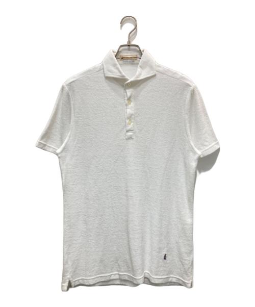 GUY ROVER（ギローバー）GUY ROVER (ギローバー) ポロシャツ ホワイト サイズ:Mの古着・服飾アイテム
