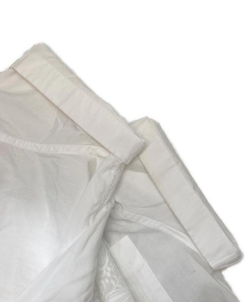 tricot COMME des GARCONS（トリココムデギャルソン）tricot COMME des GARCONS (トリココムデギャルソン) 刺繍シャツ ホワイト サイズ:Mの古着・服飾アイテム