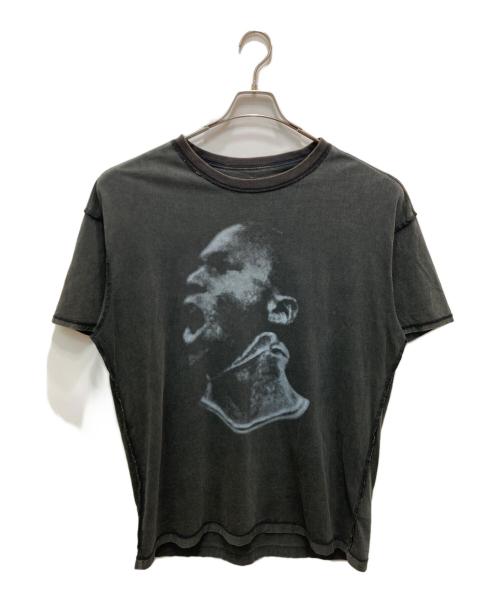 JORDAN（ジョーダン）JORDAN (ジョーダン) UNION (ユニオン) AS NRG VAULT FLIGHT PHOTO TEE USED加工 グレー サイズ:XXLの古着・服飾アイテム