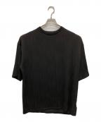 glambグラム）の古着「ウィロークレープＴシャツ」｜ブラック