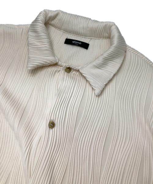 glamb（グラム）glamb (グラム) オープンカラーグラマーシャツ アイボリー サイズ:Sの古着・服飾アイテム