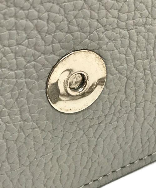 JIMMY CHOO（ジミーチュウ）JIMMY CHOO (ジミーチュウ) スタースタッズ付きメタリックソフトグレイニーカーフレザー・ミニバッグ グレーの古着・服飾アイテム