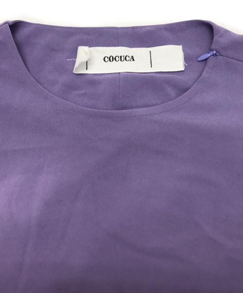 COCUCA（コキュカ）COCUCA (コキュカ) ブラウス パープル サイズ:FREEの古着・服飾アイテム