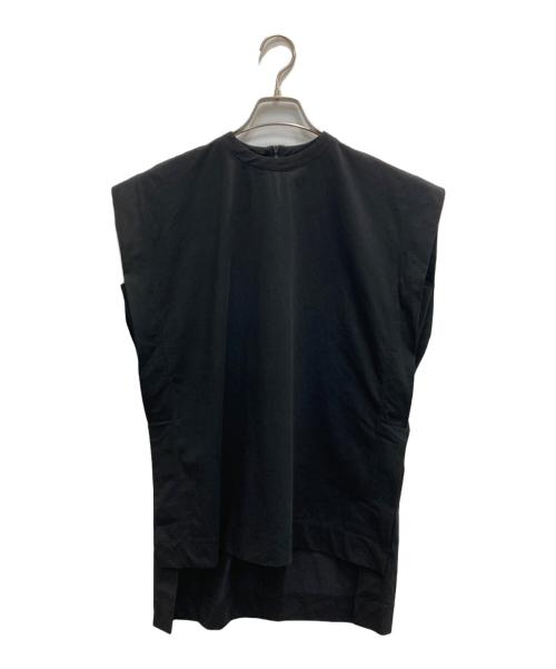 LOHEN（ローヘン）LOHEN (ローヘン) ノースリーブカットソー ブラック サイズ:FREEの古着・服飾アイテム