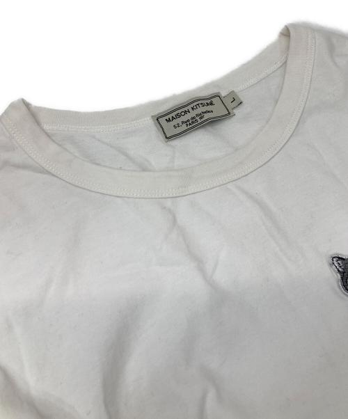maison kitsune（メゾンキツネ）MAISON KITSUNE (メゾンキツネ) Tシャツ ホワイト サイズ:Lの古着・服飾アイテム