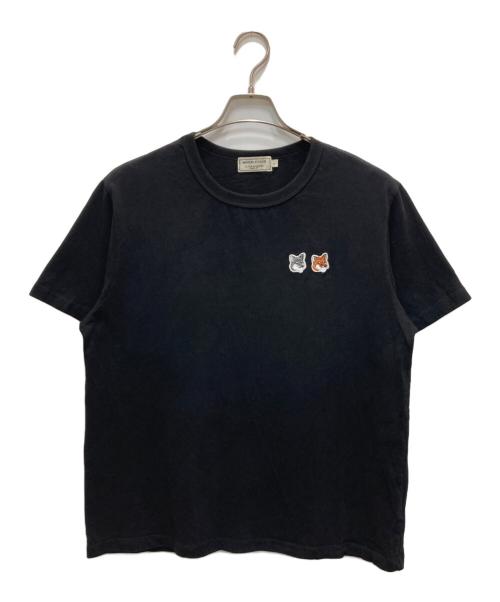 maison kitsune（メゾンキツネ）maison kitsune (メゾンキツネ) Tシャツ ブラック サイズ:Lの古着・服飾アイテム