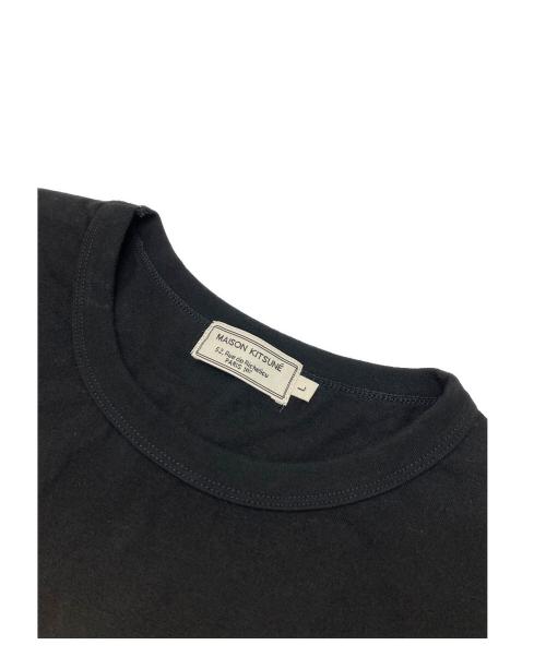 maison kitsune（メゾンキツネ）maison kitsune (メゾンキツネ) Tシャツ ブラック サイズ:Lの古着・服飾アイテム