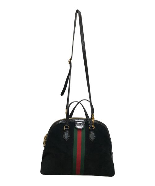 GUCCI（グッチ）GUCCI (グッチ) オフィディア ミディアム2WAYバッグ ブラックの古着・服飾アイテム