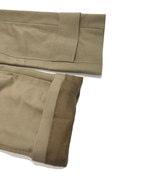 GALERIE VIE（ギャルリーヴィー）GALERIE VIE (ギャルリーヴィー) ウールコットンギャバジン バルカラーコート ベージュ サイズ:36の古着・服飾アイテム