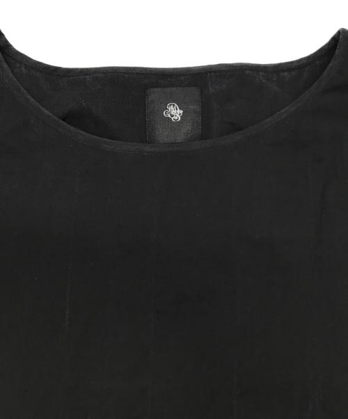 maison de soil（メゾンドソイル）maison de soil (メゾンドソイル) ピンタックワンピース ブラック サイズ:2の古着・服飾アイテム