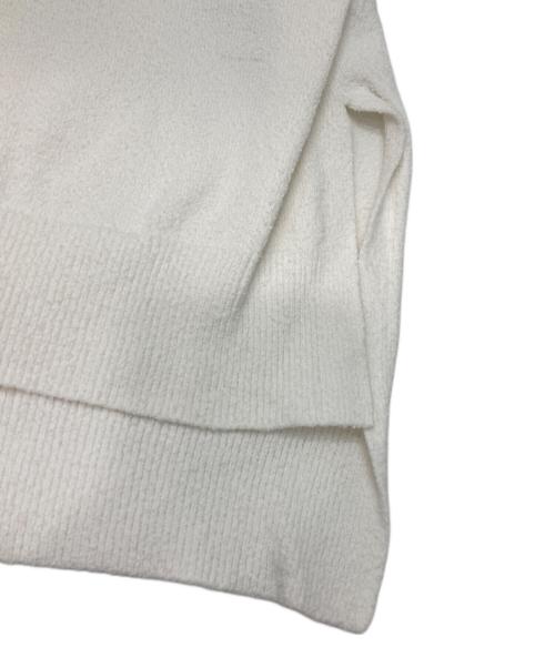 FRAMeWORK（フレームワーク）FRAMeWORK (フレームワーク) コットンループVネックプルオーバー ホワイト サイズ:不明（実寸参照）の古着・服飾アイテム