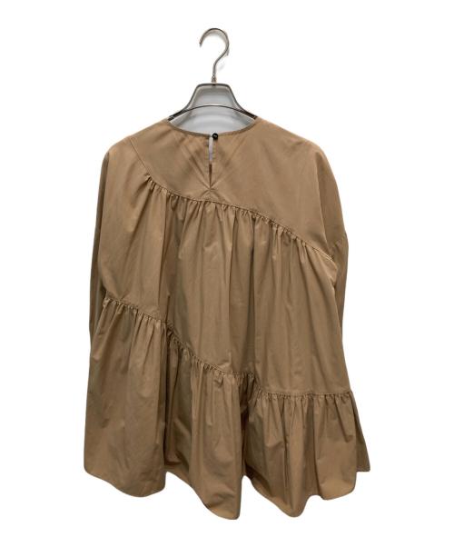 machatt（マチャット）machatt (マチャット) ヨークボリュームブラウス ブラウン サイズ:Fの古着・服飾アイテム