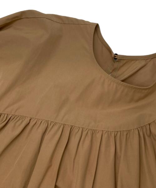 machatt（マチャット）machatt (マチャット) ヨークボリュームブラウス ブラウン サイズ:Fの古着・服飾アイテム