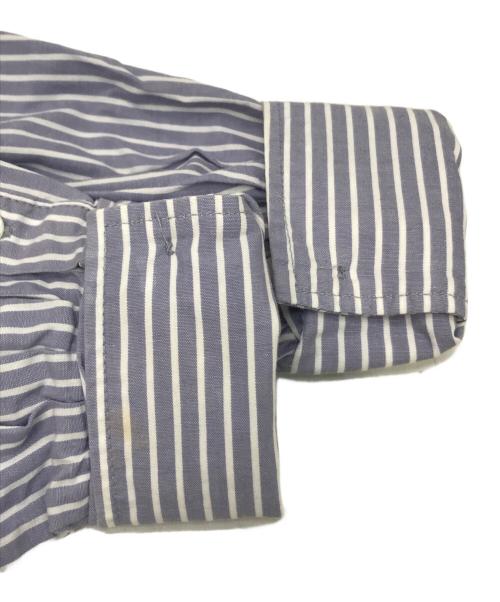 machatt（マチャット）machatt (マチャット) バンドカラーシャツワンピース ブルー サイズ:FREEの古着・服飾アイテム