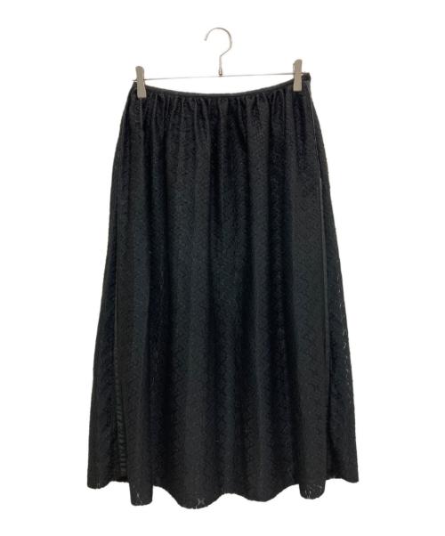 COMME des GARCONS tricot（コムデギャルソントリコ）COMME des GARCONS tricot (コムデギャルソントリコ) レーススカート ブラック サイズ:Mの古着・服飾アイテム