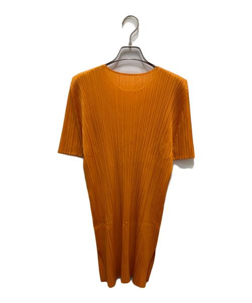 PLEATS PLEASE（プリーツプリーズ）PLEATS PLEASE (プリーツプリーズ) カットソー オレンジ サイズ:3の古着・服飾アイテム