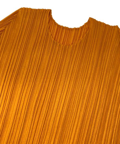 PLEATS PLEASE（プリーツプリーズ）PLEATS PLEASE (プリーツプリーズ) カットソー オレンジ サイズ:3の古着・服飾アイテム