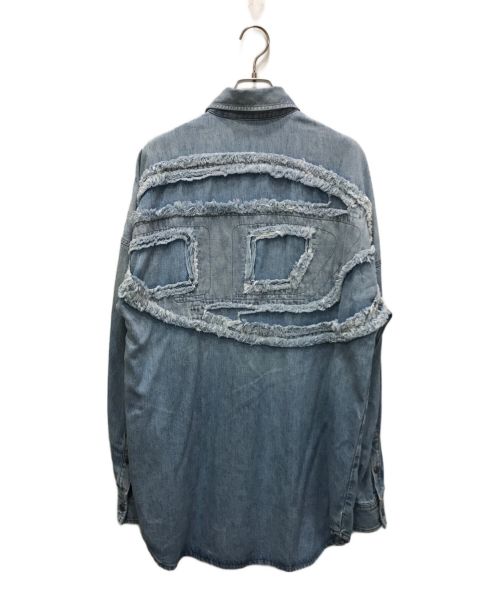 DIESEL（ディーゼル）DIESEL (ディーゼル) D-KAMA デニムシャツ インディゴ サイズ:Sの古着・服飾アイテム