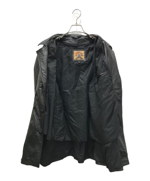 PHASE2（フェーズ）PHASE2 (フェーズ) レザーコート ブラック サイズ:Mの古着・服飾アイテム