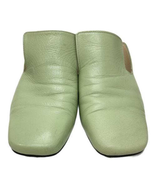 MAISON SPECIAL（メゾンスペシャル）MAISON SPECIAL (メゾンスペシャル) クリアヒールウッドサンダル グリーン サイズ:36の古着・服飾アイテム