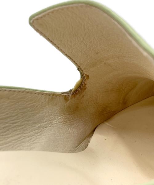 MAISON SPECIAL（メゾンスペシャル）MAISON SPECIAL (メゾンスペシャル) クリアヒールウッドサンダル グリーン サイズ:36の古着・服飾アイテム