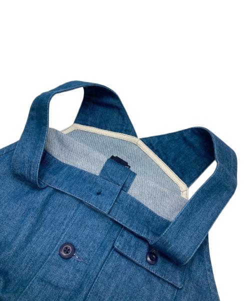 Cordura（コーデュラ）CORDURA (コーデュラ) HELLY HANSEN (ヘリーハンセン) Flameproof Denim Over Skirt インディゴ サイズ:不明（実寸参照） 未使用品の古着・服飾アイテム