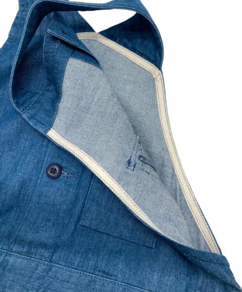 Cordura（コーデュラ）CORDURA (コーデュラ) HELLY HANSEN (ヘリーハンセン) Flameproof Denim Over Skirt インディゴ サイズ:不明（実寸参照） 未使用品の古着・服飾アイテム