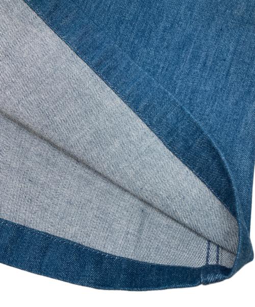Cordura（コーデュラ）CORDURA (コーデュラ) HELLY HANSEN (ヘリーハンセン) Flameproof Denim Over Skirt インディゴ サイズ:不明（実寸参照） 未使用品の古着・服飾アイテム