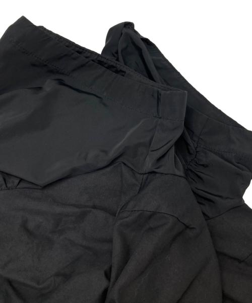 machatt（マチャット）machatt (マチャット) バイカラーステッチロングドレス ブラック サイズ:不明（実寸参照）の古着・服飾アイテム