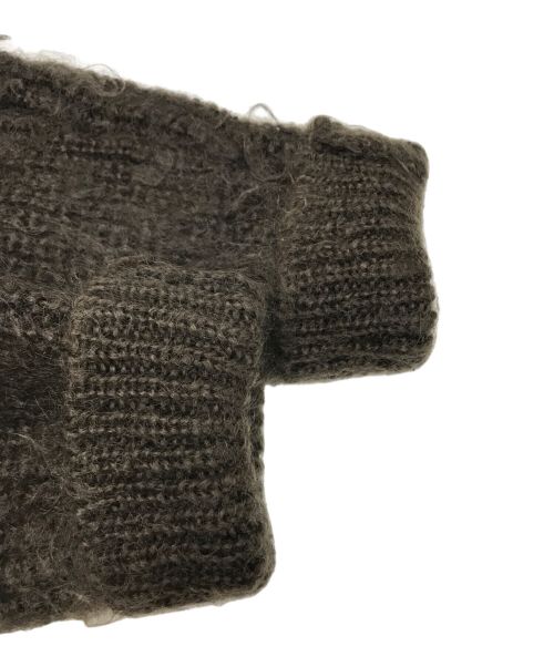 ALLEGE（アレッジ）ALLEGE (アレッジ) Vネックカーディガン ブラウン サイズ:1の古着・服飾アイテム