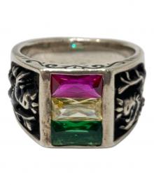 リング（リング）の古着「ラスタカラーリング」｜マルチカラー